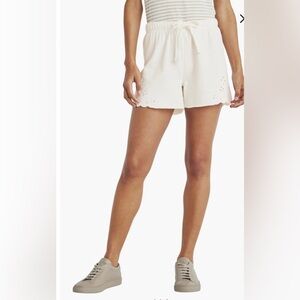 Splendid NWOT Raylee Eyelet Tie Waist Cotton Blend Shorts